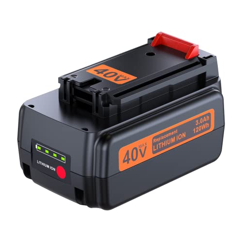 40v 3.5ah Battery Replacement For Black Decker Lbx2040 40V 3.5Ah LBX2040 Battery Replacement For Black & Decker 40V MAX Tools - Compatible With LBXR36 LST540 Cordless Tool Battery Replacement
