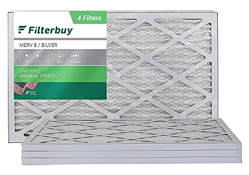 Filterbuy 16x30x1 Pleated Air Filters (MERV 11) - 2 To 12-Pack For HVAC, AC & Furnace - Electrostatic, Made In USA